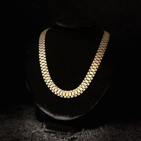 rolex chain necklace|More.